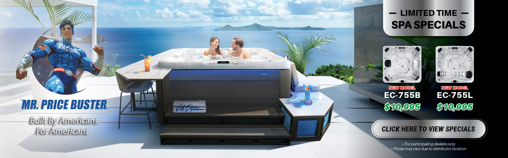 Calspas hot tub being used in a family setting - Lake Forest